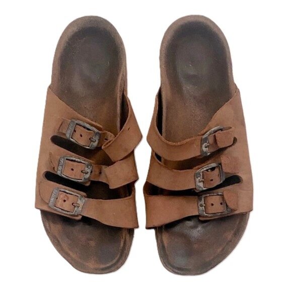 VINTAGE NAOT women's austin sandals in tan - Picture 1 of 16